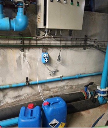 Desinfección de legionella en continuo